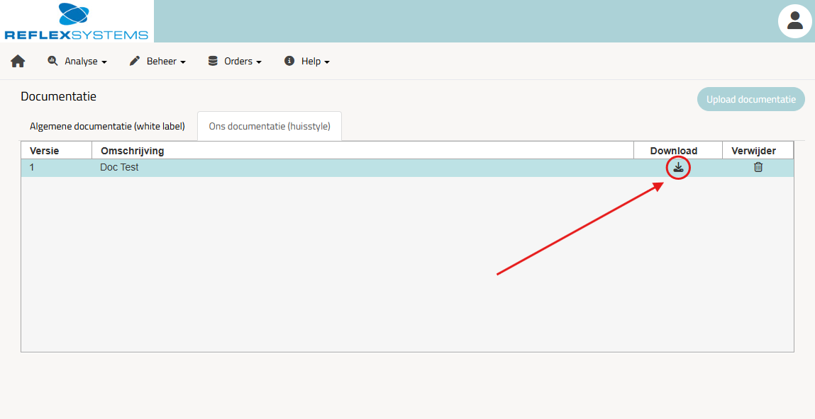 Download functionaliteit