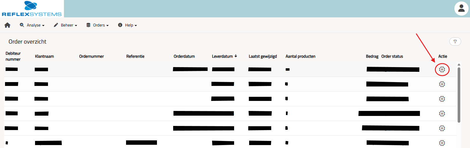Order tracking timeline