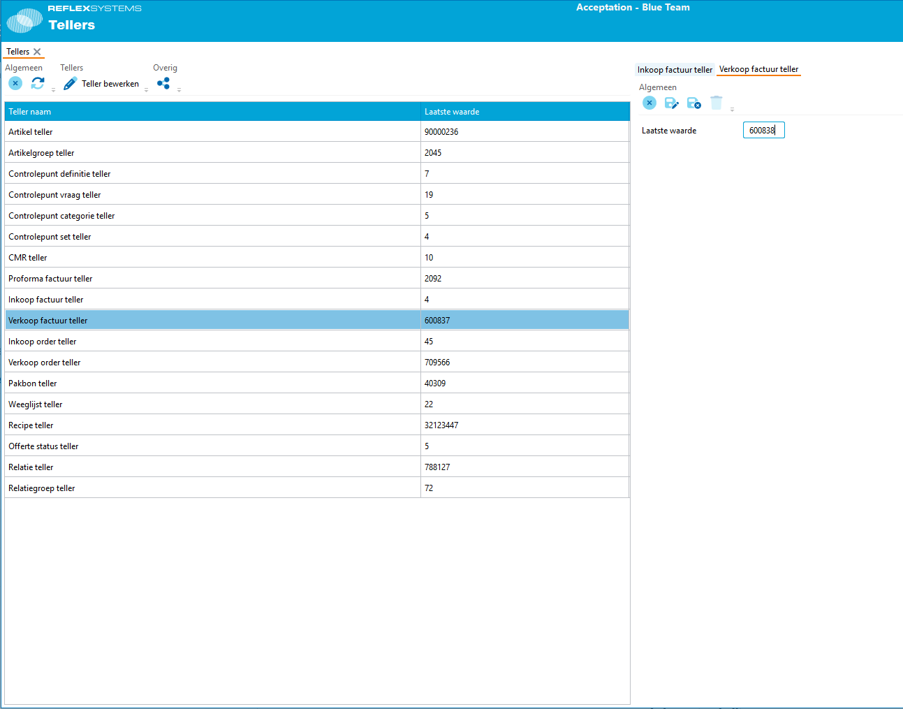 Invoice Number Counters